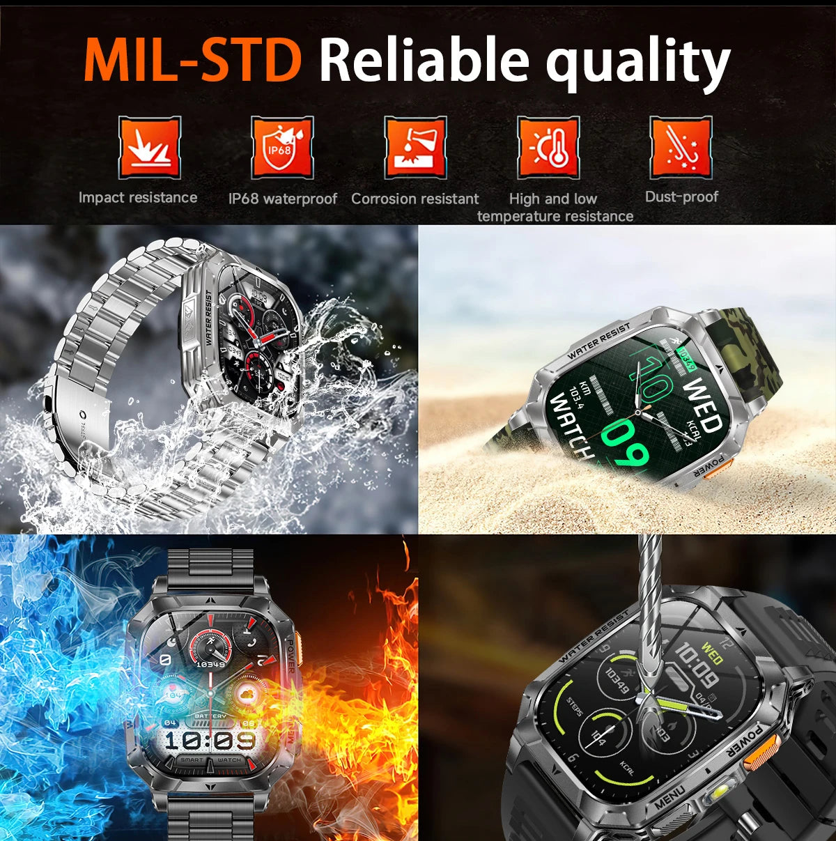 LIGE Power Smart Watch.