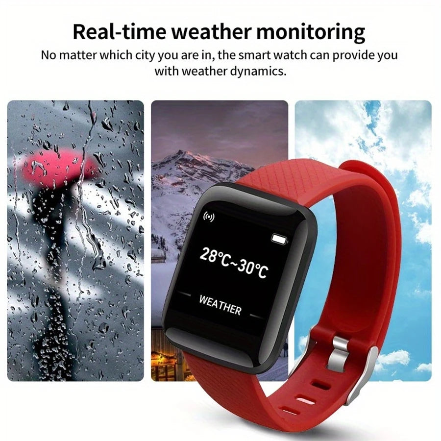 PulseFit Smartwatch – Fitness Tracker for Android & iOS