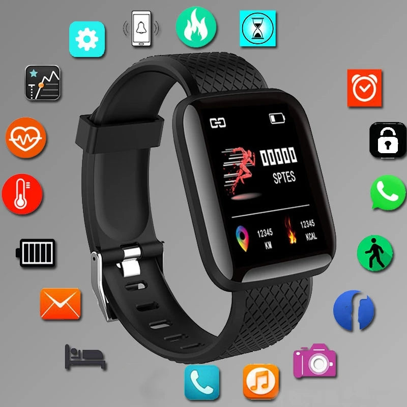 PulseFit Smartwatch – Fitness Tracker for Android & iOS