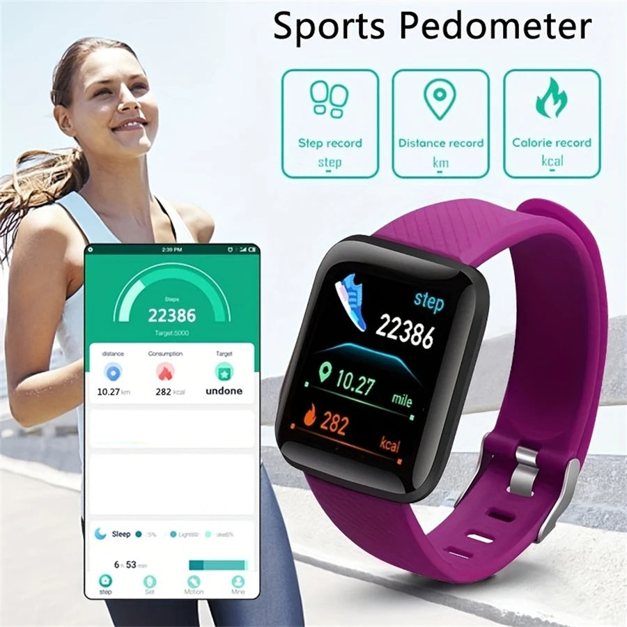 PulseFit Smartwatch – Fitness Tracker for Android & iOS