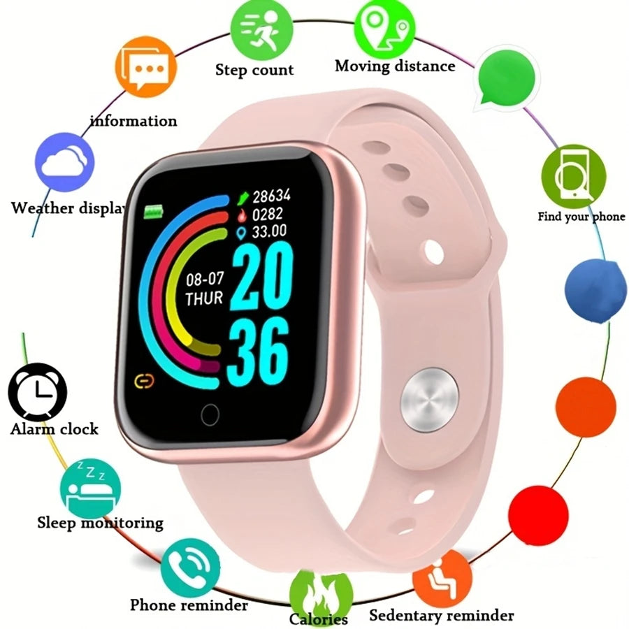 PulseFit Smartwatch – Fitness Tracker for Android & iOS