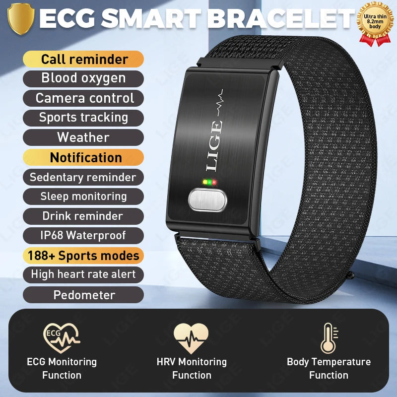 LIGE ECG Smart Watch
