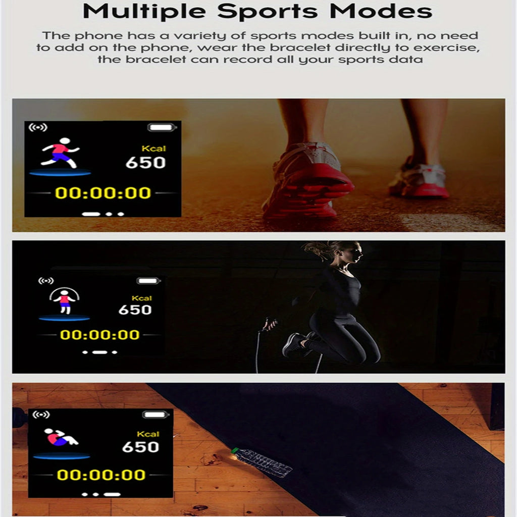 PulseFit Smartwatch – Fitness Tracker for Android & iOS