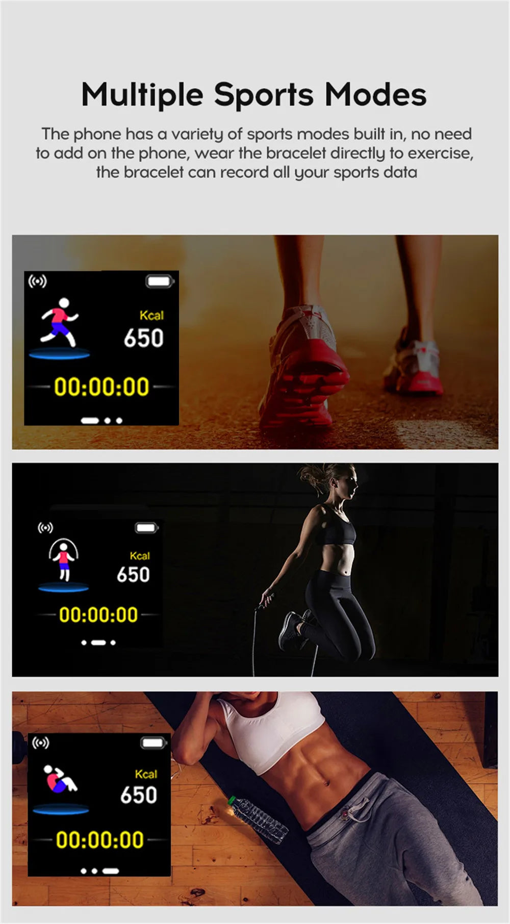 PulseFit Smartwatch – Fitness Tracker for Android & iOS