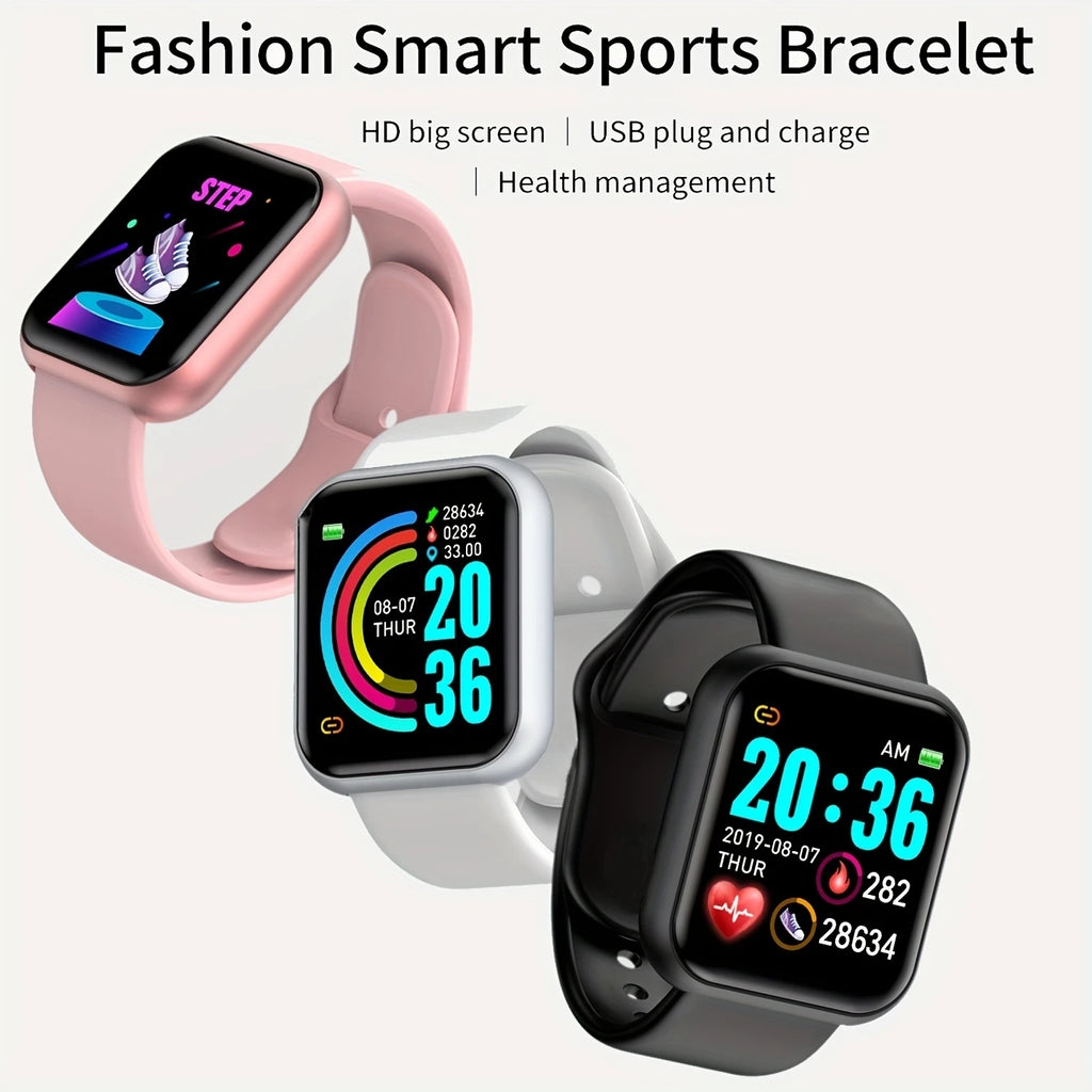 PulseFit Smartwatch – Fitness Tracker for Android & iOS