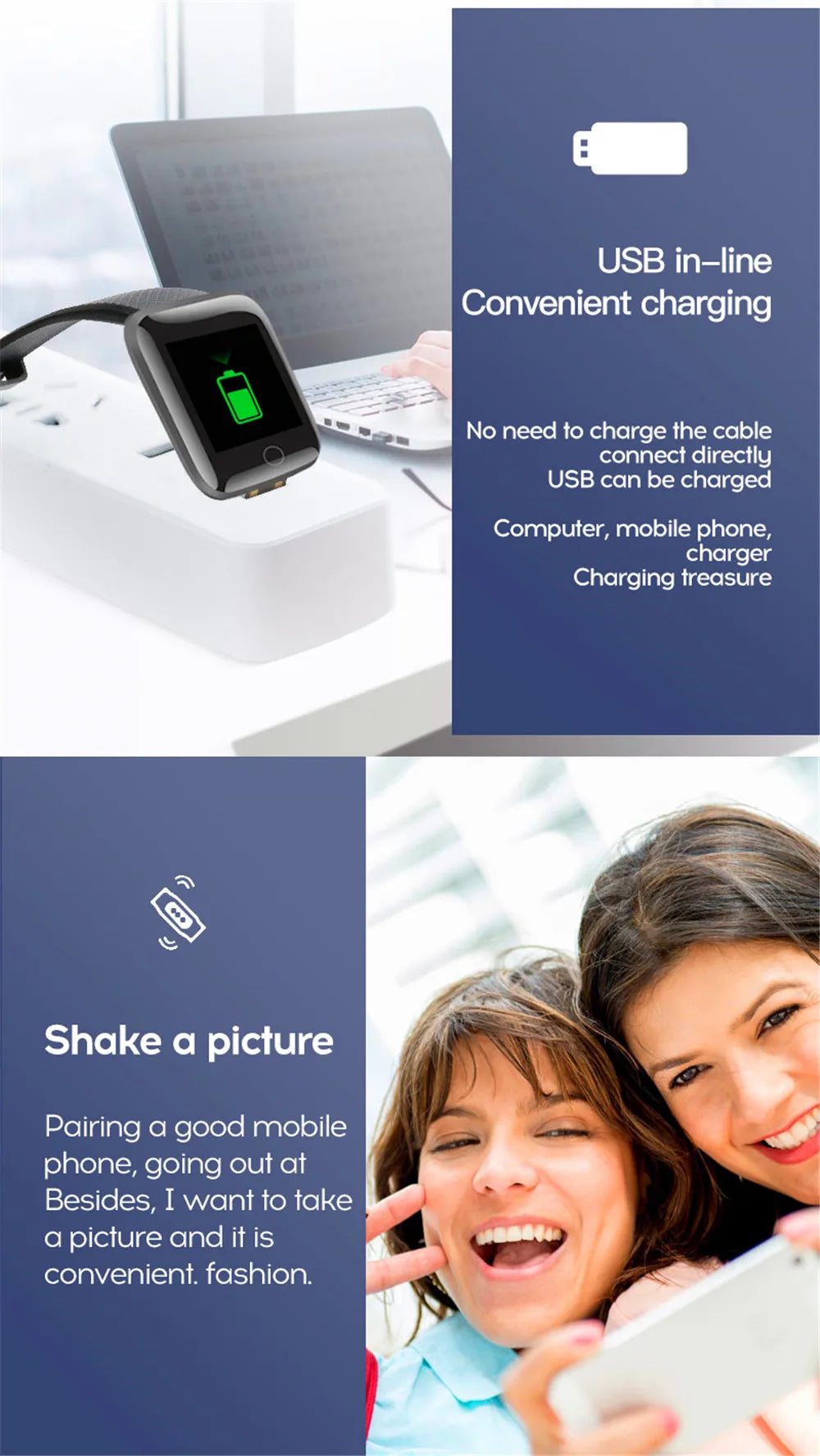 PulseFit Smartwatch – Fitness Tracker for Android & iOS