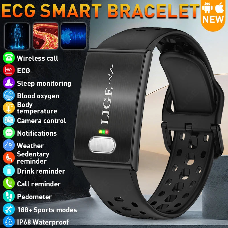 LIGE ECG Smart Watch