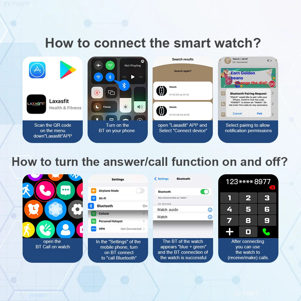 LAXASFIT Smart Watch