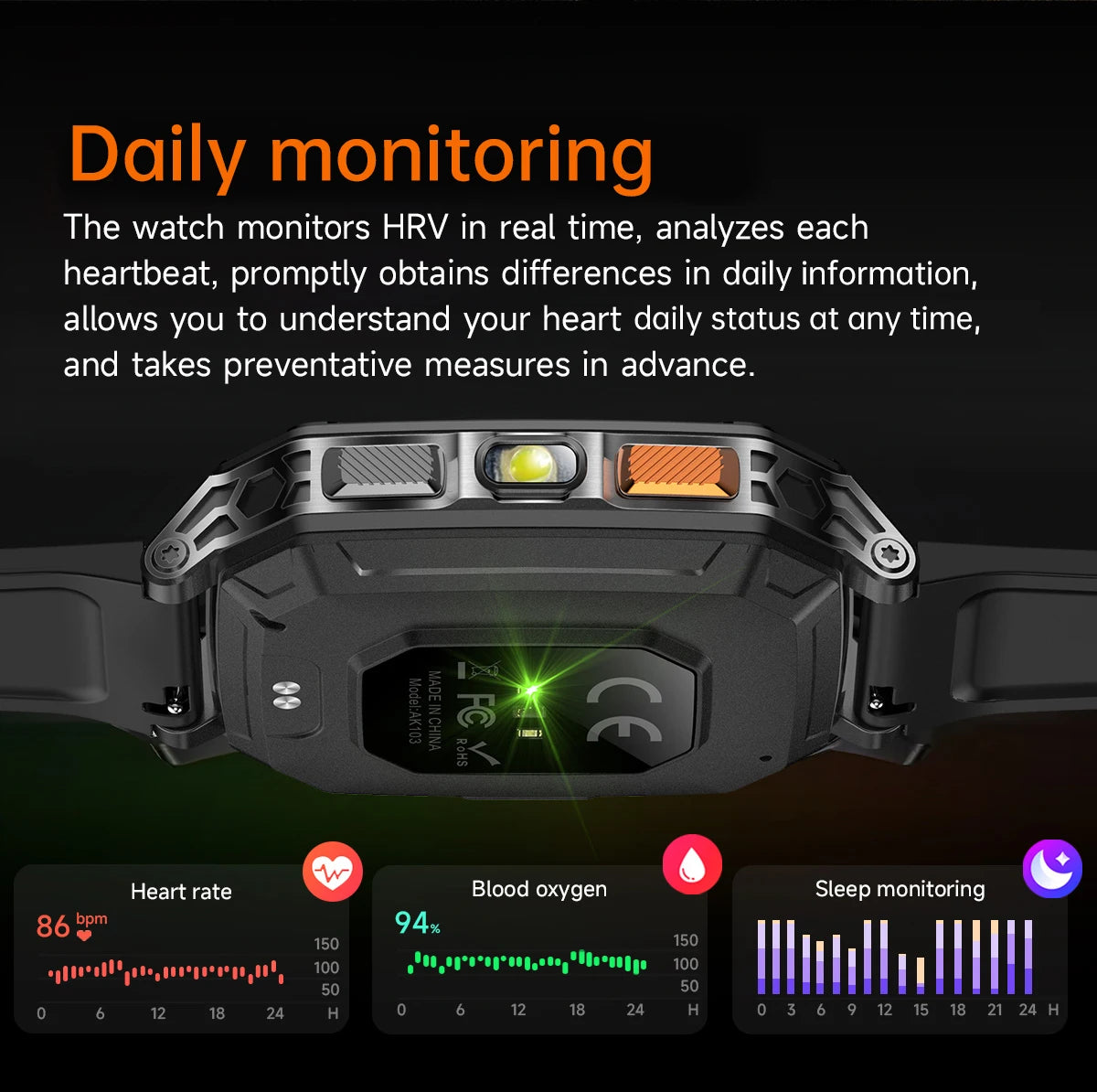LIGE Power Smart Watch.