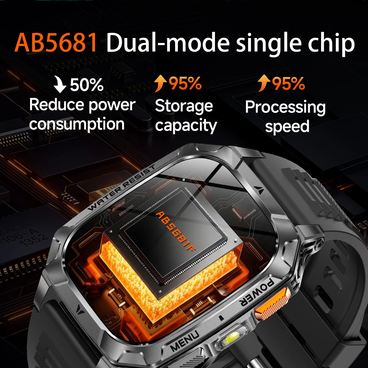 LIGE Power Smart Watch.