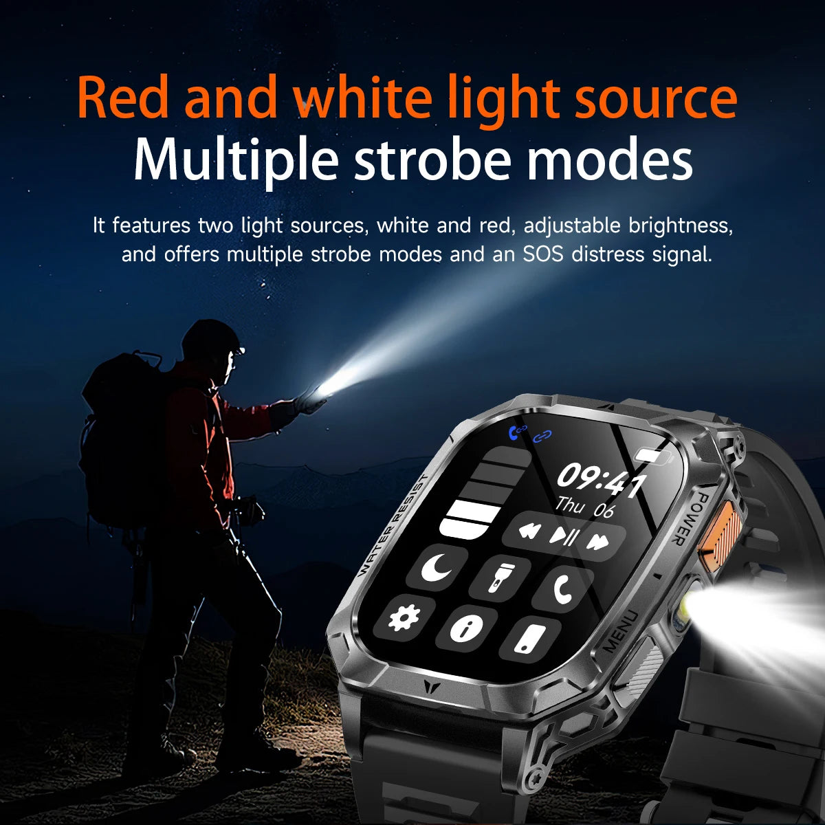 LIGE Power Smart Watch.