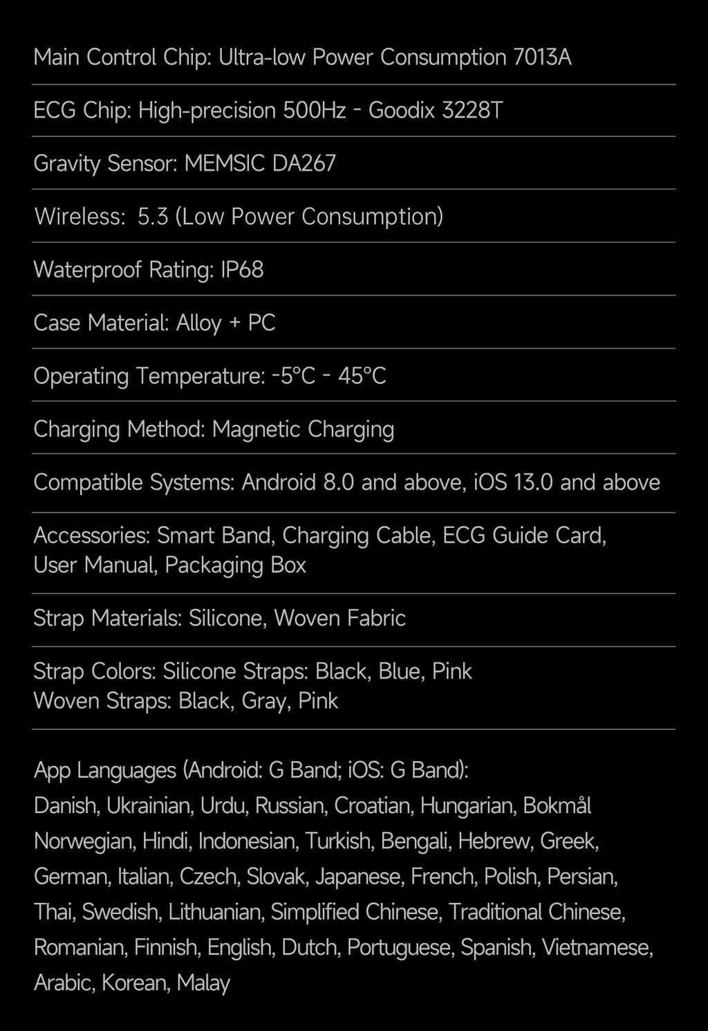 LIGE ECG Smart Watch