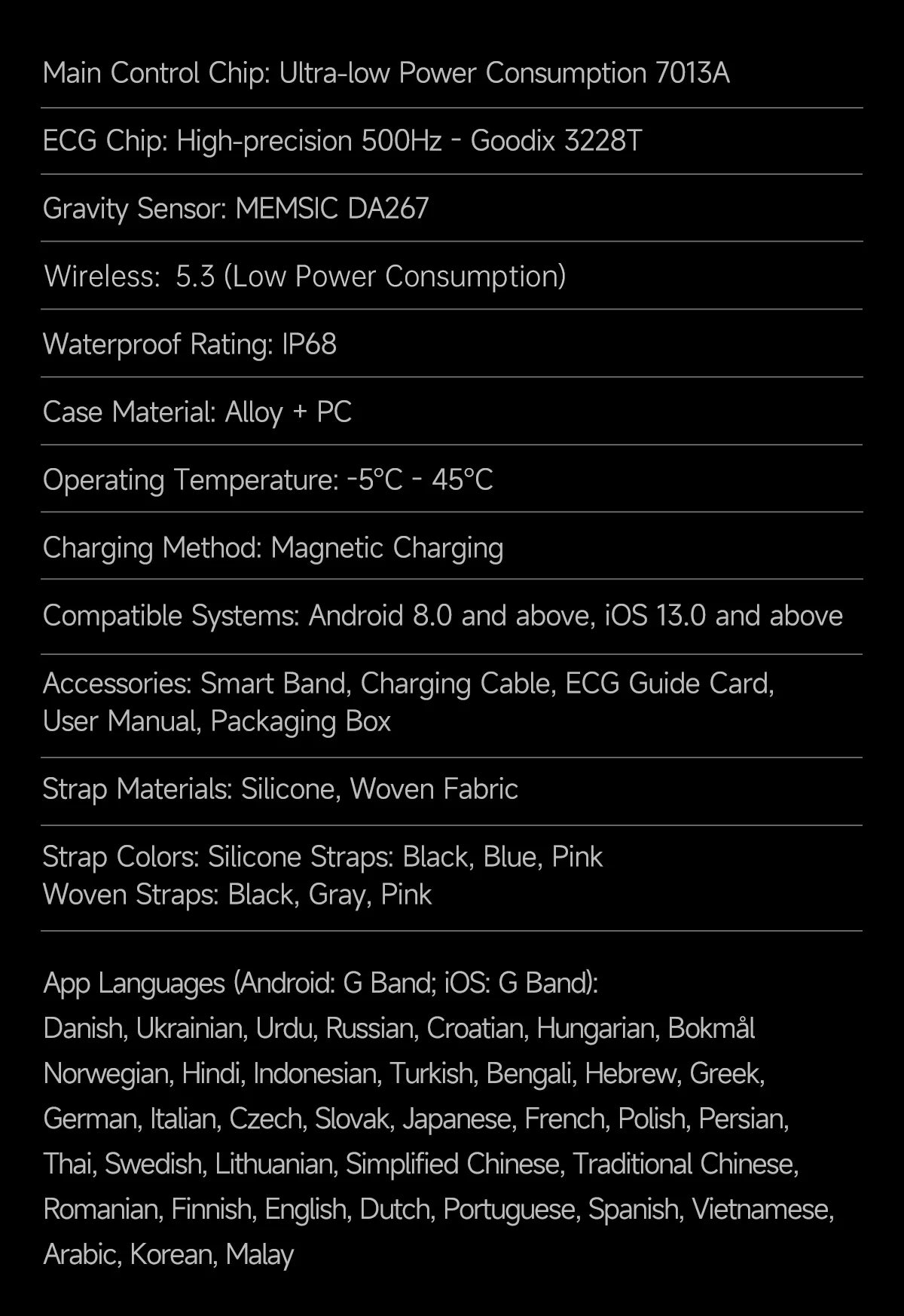 LIGE ECG Smart Watch