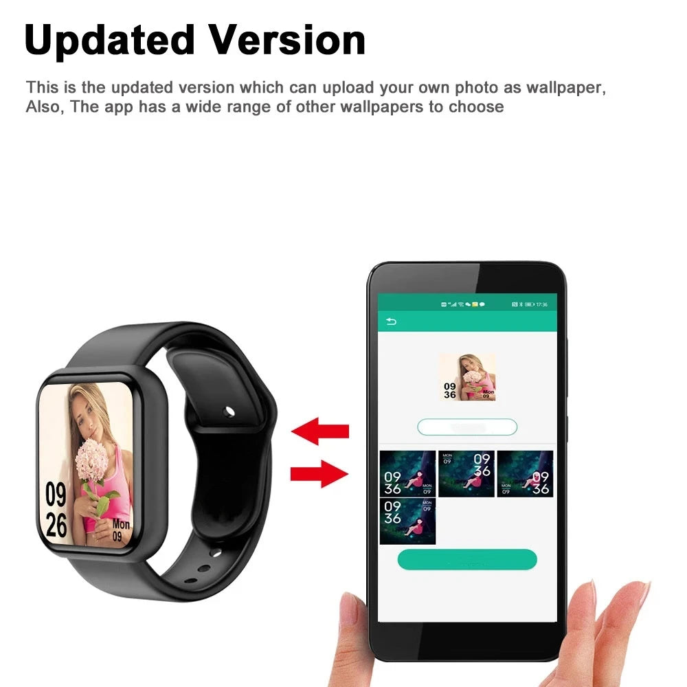 PulseFit Smartwatch – Fitness Tracker for Android & iOS