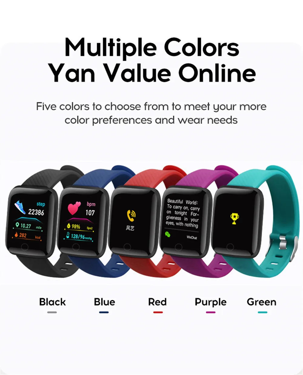 PulseFit Smartwatch – Fitness Tracker for Android & iOS