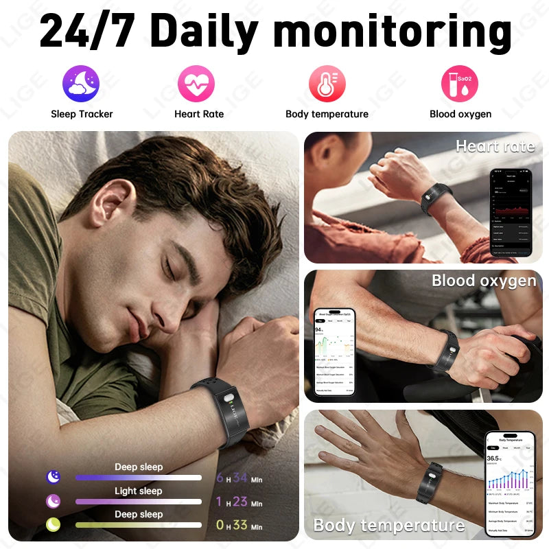 LIGE ECG Smart Watch