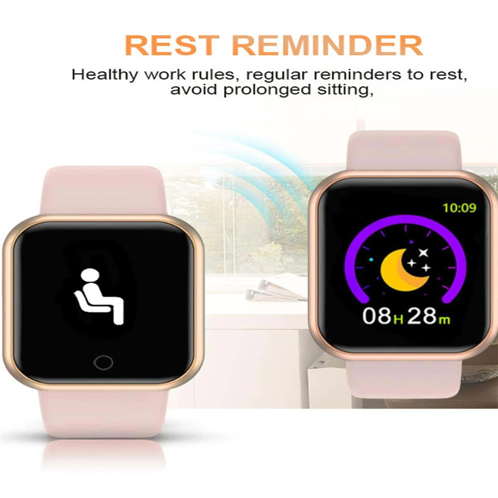 PulseFit Smartwatch – Fitness Tracker for Android & iOS